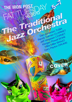 TJO Fat Tuesday poster by Kerry Helms
